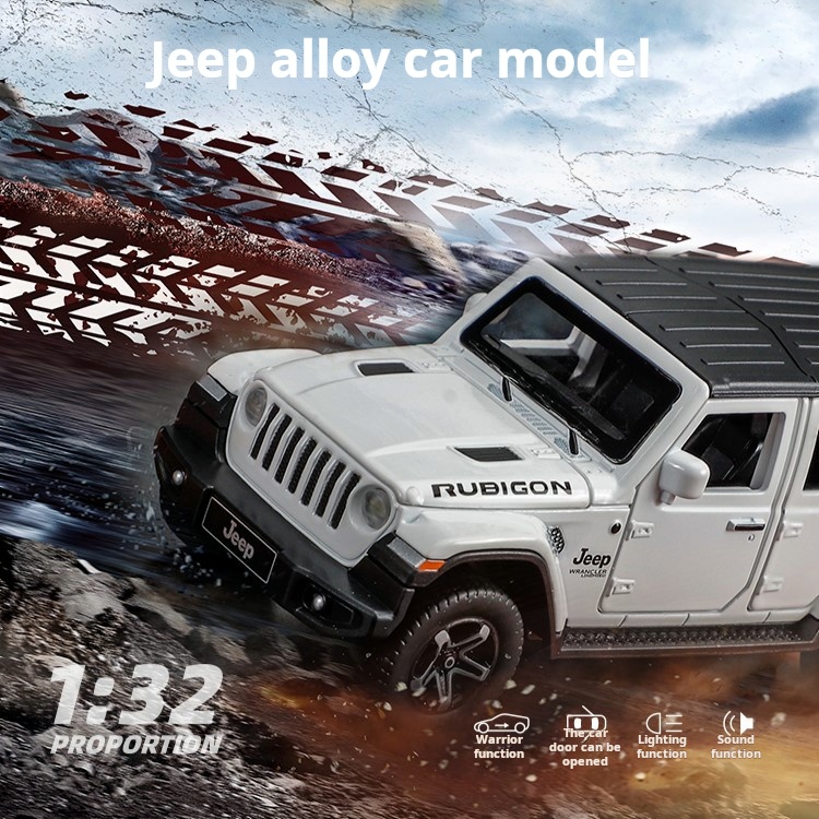 Kids Toys Jeep - Масштабная модель внедорожника Jeep Wrangler Rubicon