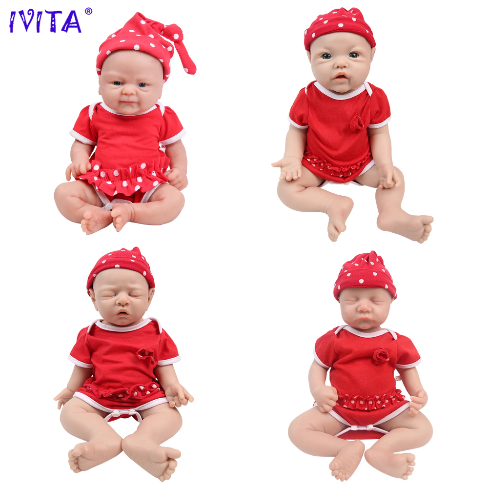Kids Toys Under 100 - IVITA 100% силиконовые куклы реборн, роспись,