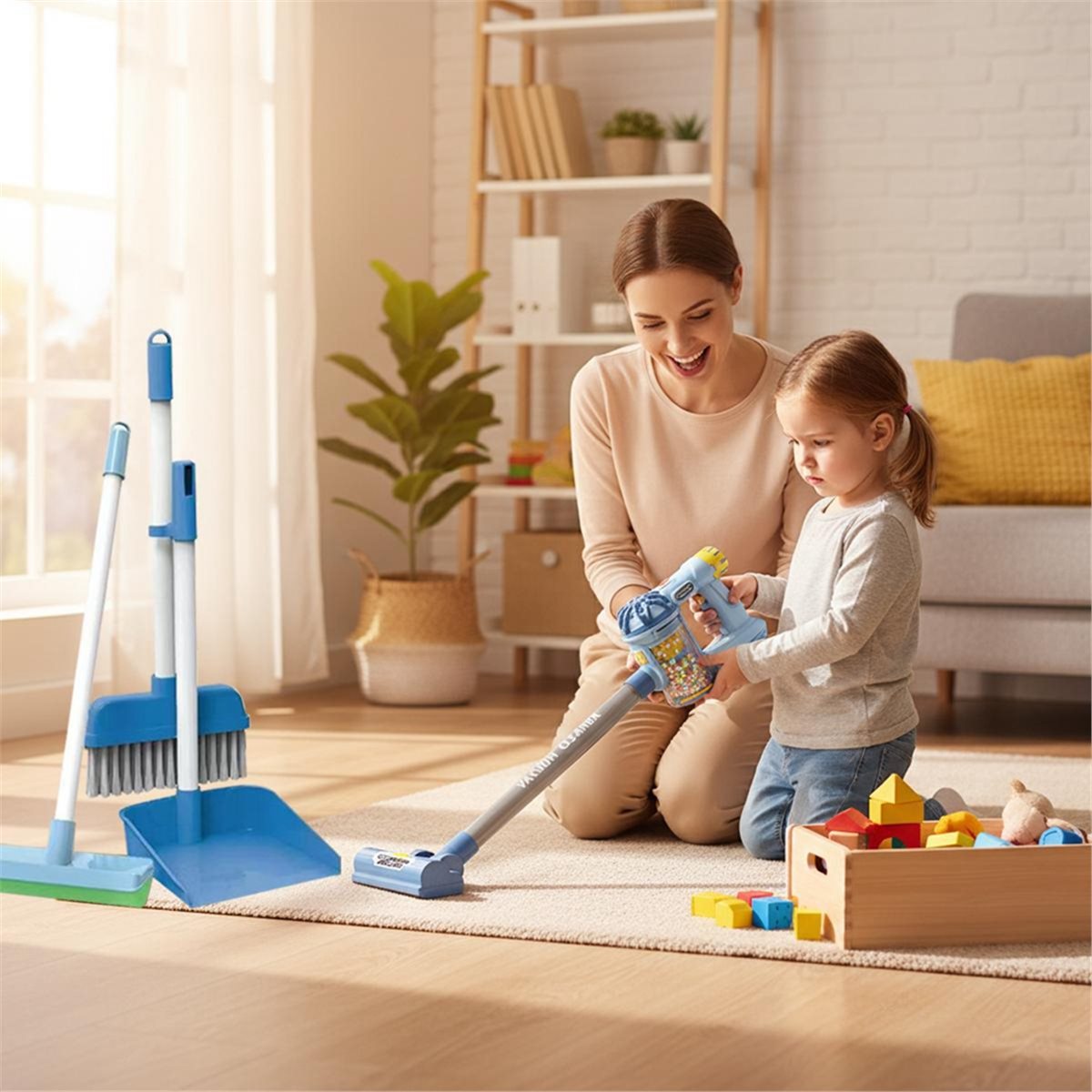 Kids Toys List - 【СЕРДЦЕ НАДОБНОЙ ВЫБОРЧИНКОЙ】 Детский электрический пылесос-игрушка,