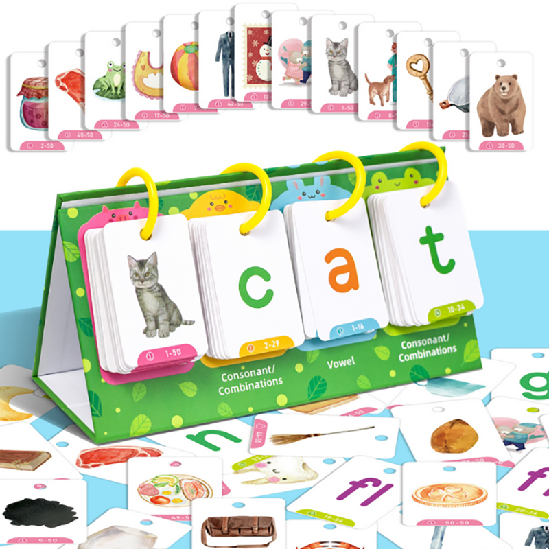 Kids Toys List - Детские карты Монтессори с английскими словами,