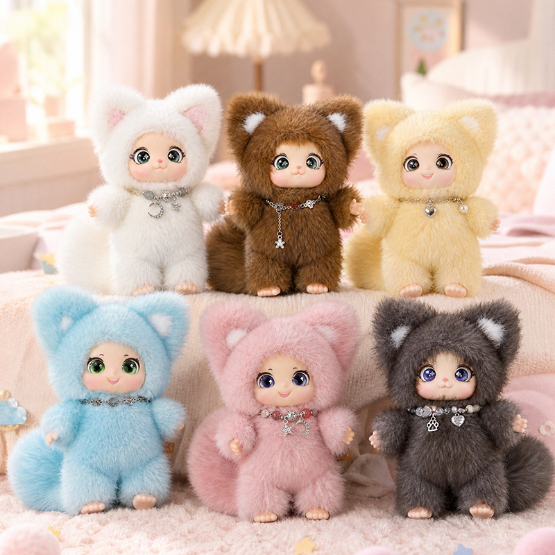 Kids Toys Doll - Новый милый плюшевый брелок-лис 18 см,