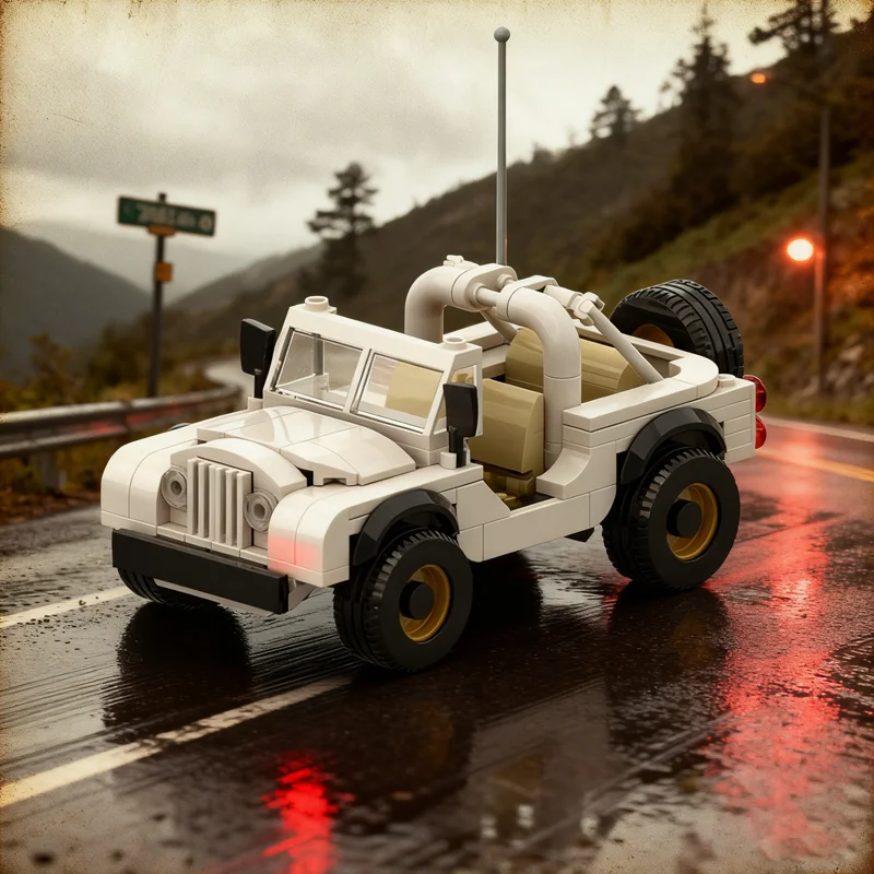 Kids Toys Jeep - 202 детали MOC Jeep CJ 7