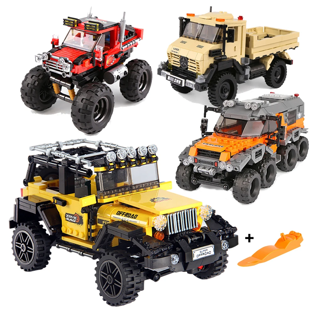 Kids Toys Jeep - DIY автомобиль грузовик набор строительных блоков