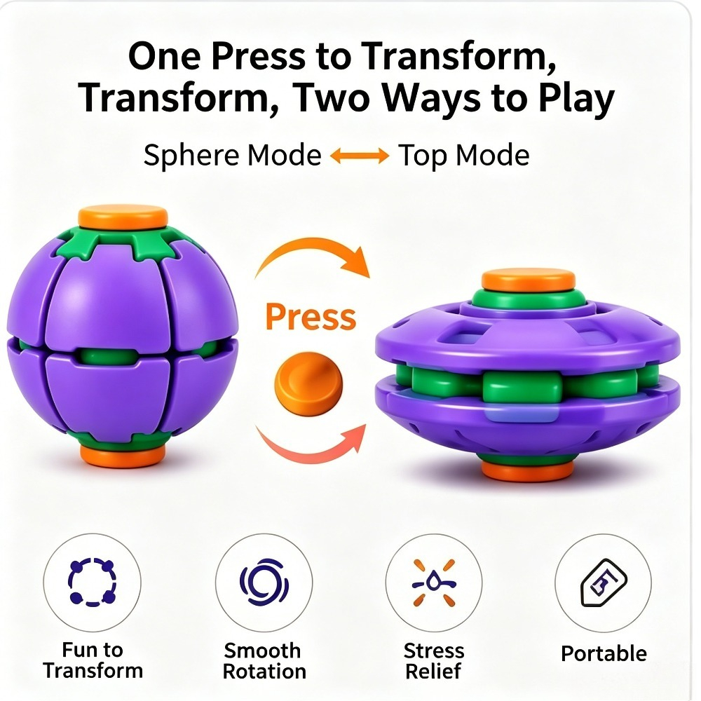 Трансформируемый фиджет-спинне – обзор и цена Kids' Toys