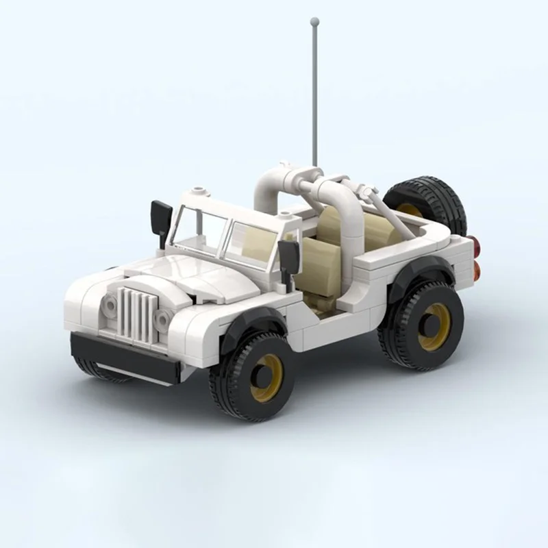 202 детали MOC Jeep CJ 7 Daisy – обзор и цена Kids Toys Jeep