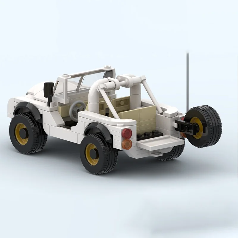 202 детали MOC Jeep CJ 7 Daisy – обзор и цена Kids Toys Jeep