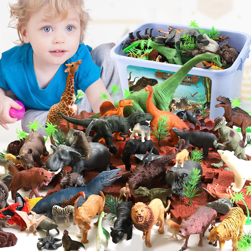 44 шт. набор Динозавров Юрског – обзор и цена Kids Toys Under 100