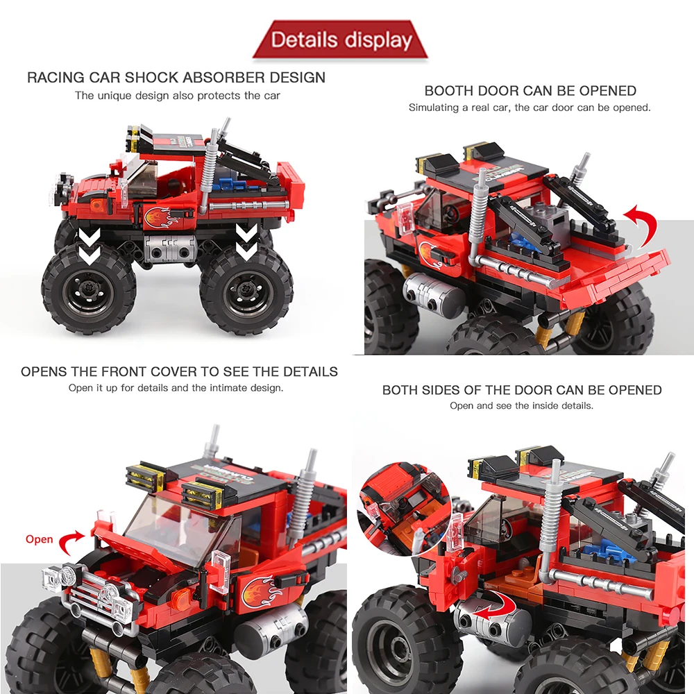DIY автомобиль грузовик набор  – обзор и цена Kids Toys Jeep