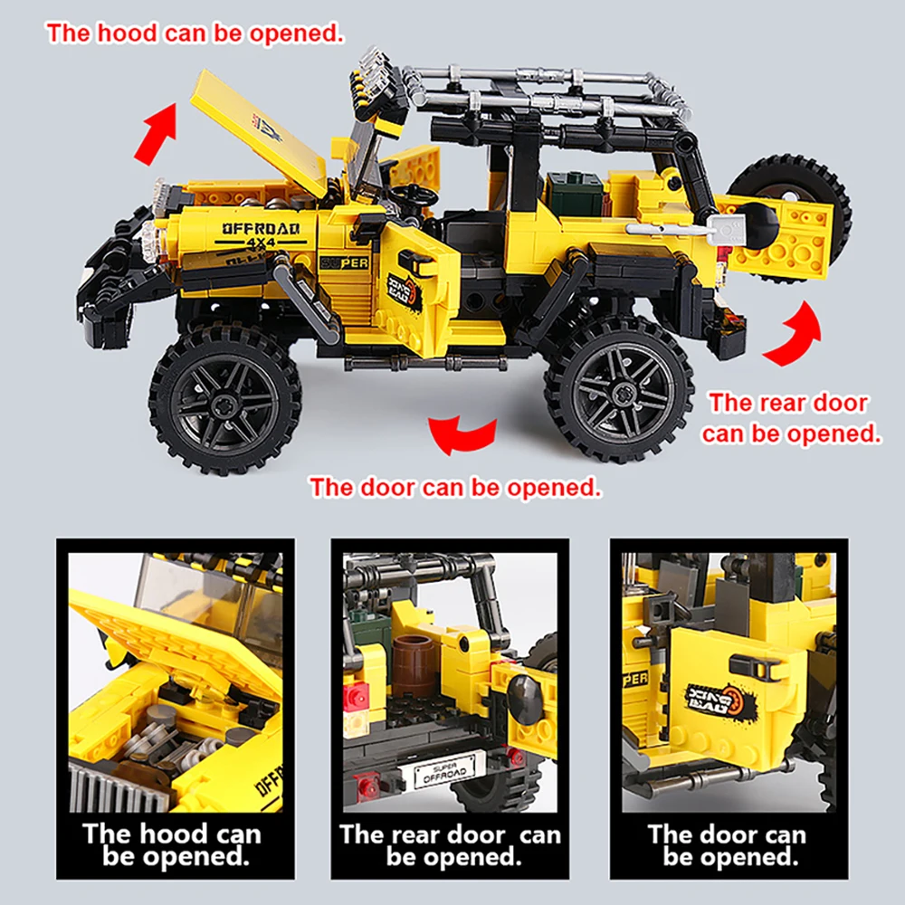 DIY автомобиль грузовик набор  – обзор и цена Kids Toys Jeep
